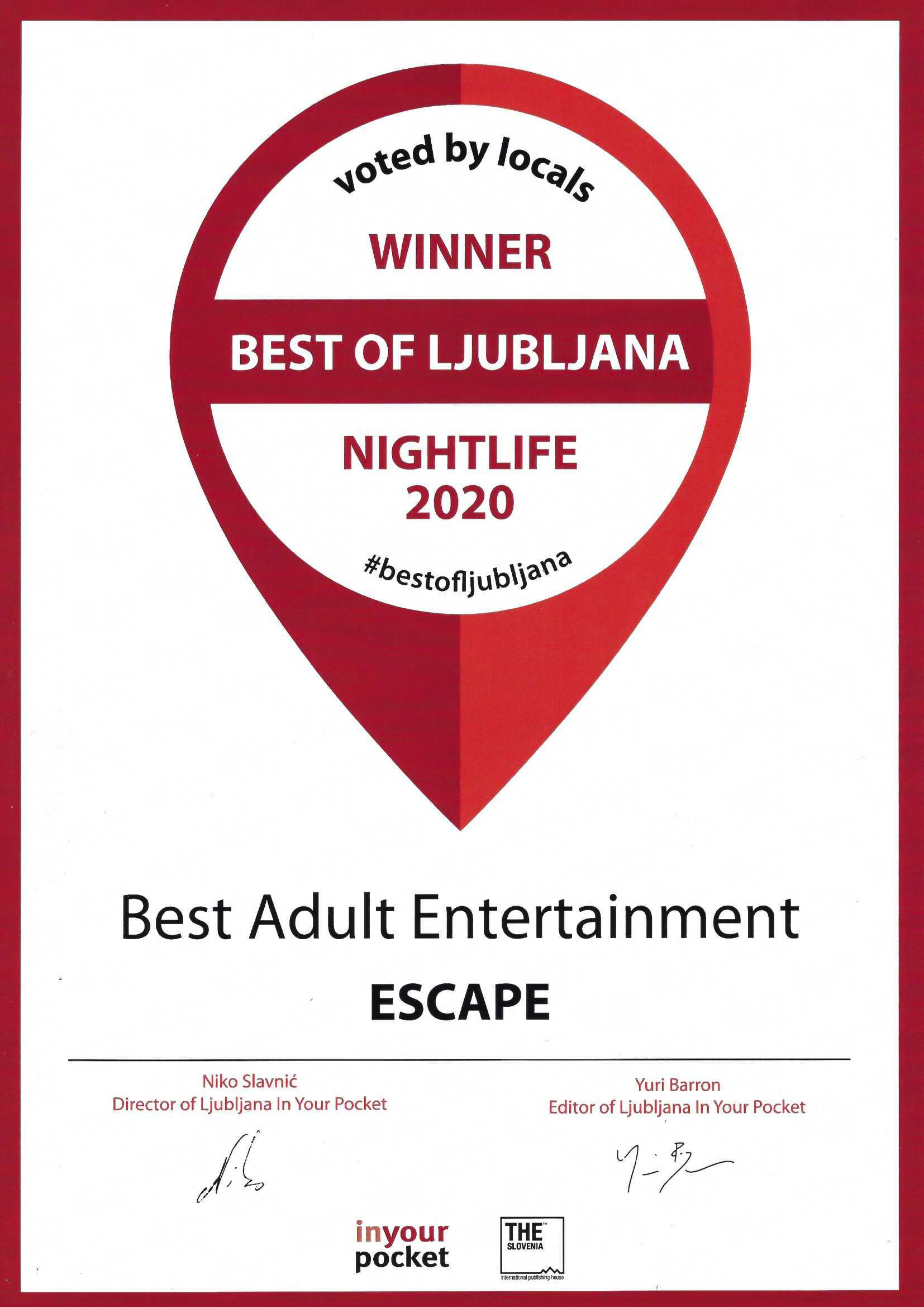 Best rated nightclub Ljubljana